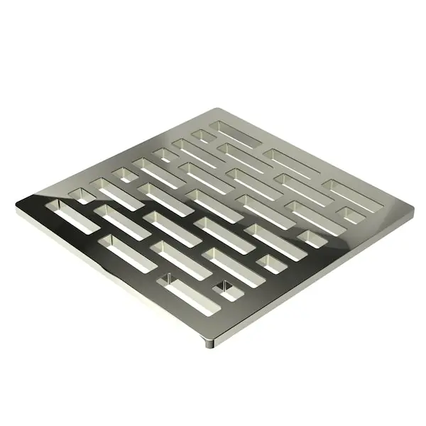 Brass Tech 233-406/15 Shower Drain 4 Polished Nickel