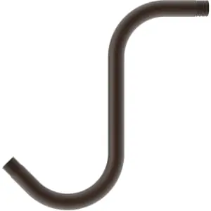 Brass Tech 205/56 Newport Brass Tub & Shower 10 Shower Arm - Flat Black