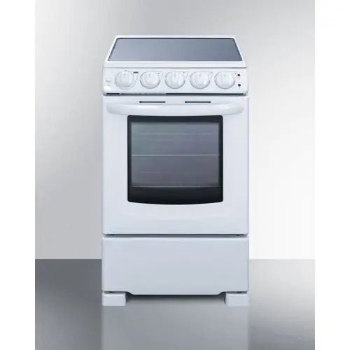Summit Appliance REX2051WRT White Electric Range 20 inches