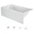 Jacuzzi TR60-3219JFL-AW Rectangular Soaking Bath Left Hand White