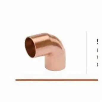 Copper Fittings W02049 - 90 Degree Elbow
