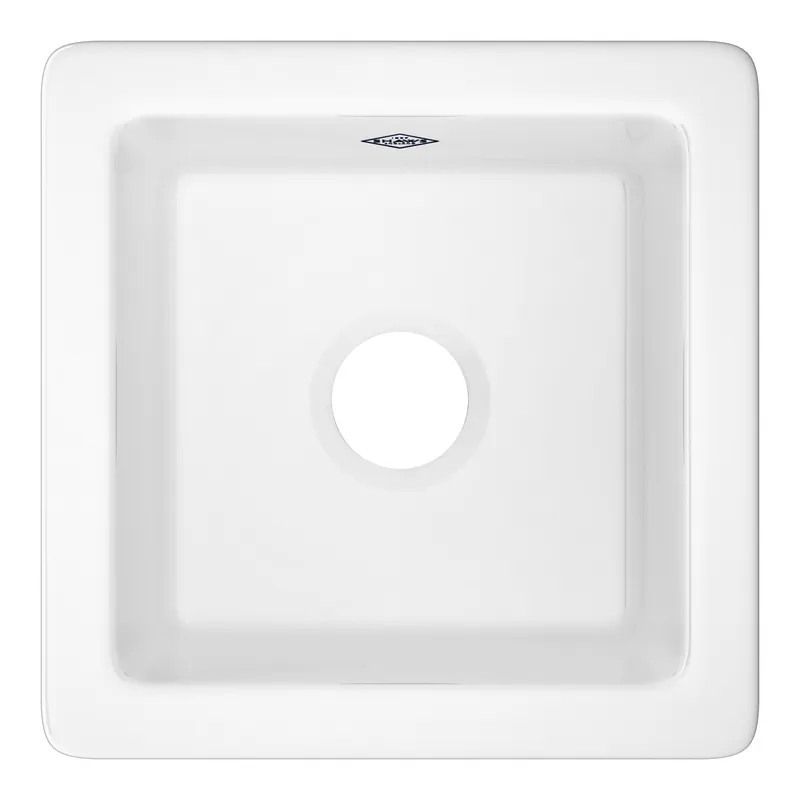 Rohl RC1515WH Shaws Lancaster Sink 15X15
