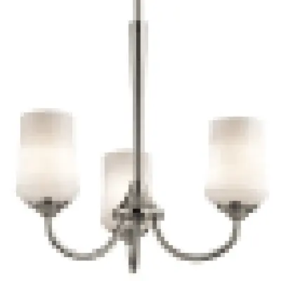 Kichler 43664NI Aubrey Chandelier 3 Light 100W