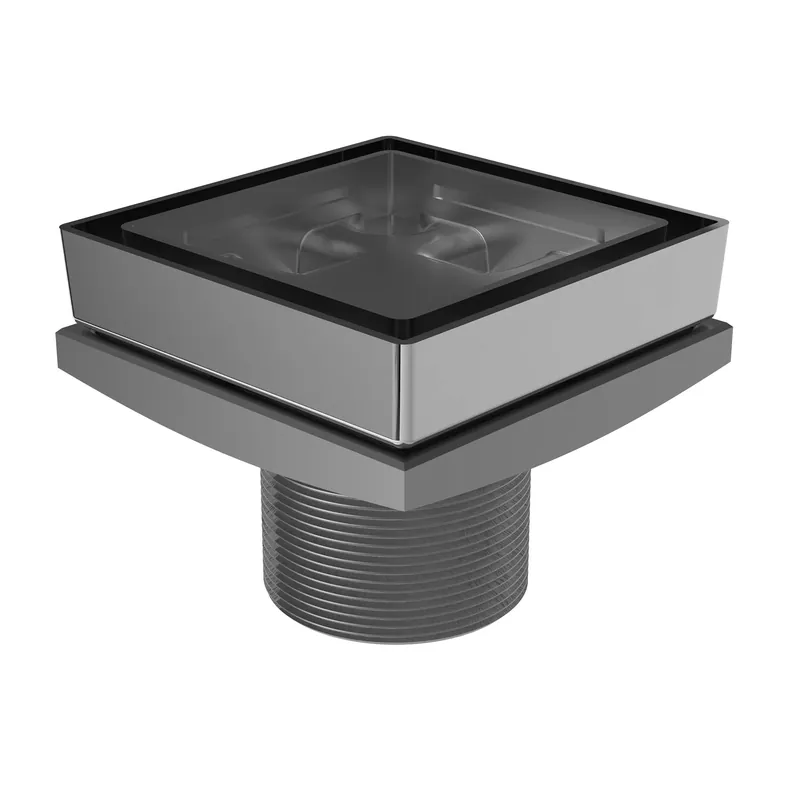 Brass Tech 277-04/04 2 SQ SHWR DRN THRT PSNI