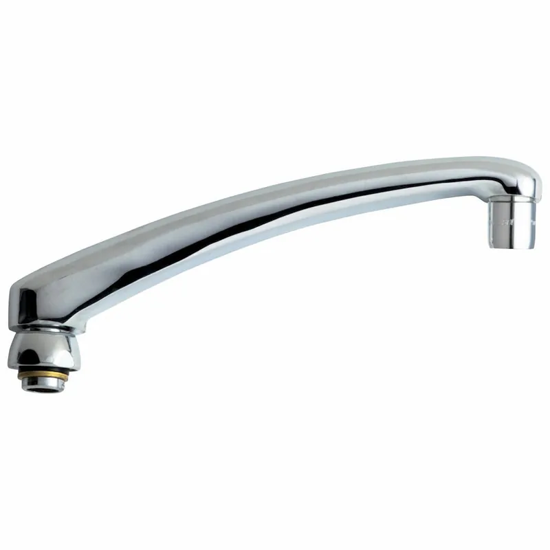 Chicago Faucets L8E35JKABCP 8'' Cast Spout W/E35 Aerator