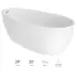 Jacuzzi PV00W59 X 59X30 Oval Acrylic White