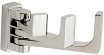 Brass Tech 3011T/PC Ginger Frame Triple Pivoting Robe Hook