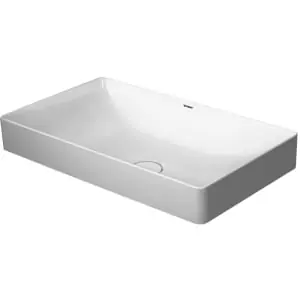 Duravit 2355600000 DuraSquare Above-Counter Bathroom Sink White