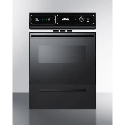 Summit Appliance TTM7212DK Wall Oven Black 24 NAT