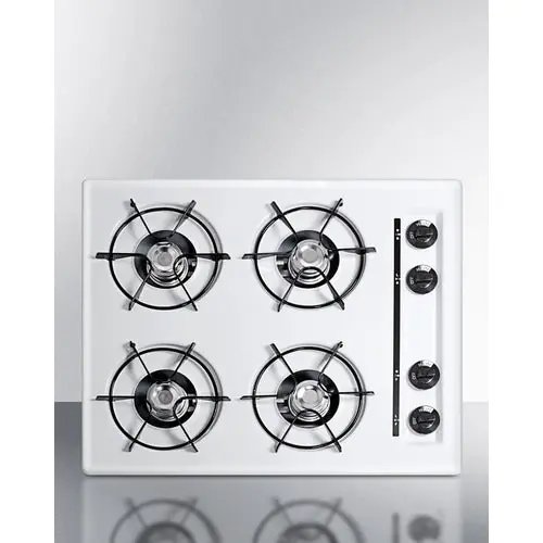Summit Appliance WNL033 24 Wide Open Burner Gas Cooktop