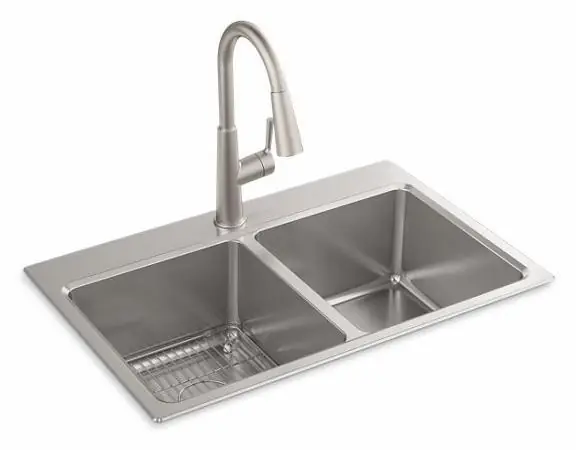 Kohler 31465-1PC-NA Prologue Double Equal AIO Sink