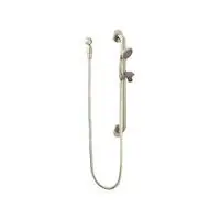 Moen 40124BN Capstone 3-Function Handheld Shower with Integrated Double Check Valve Brushed Nickel