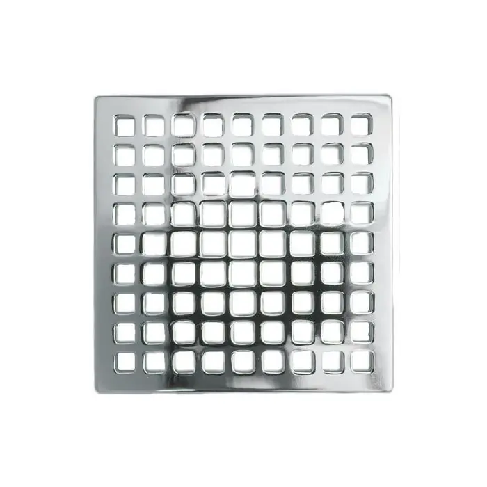 Brass Tech 233-401/26 Newport Brass Tub & Shower 4 Square Shower Drain