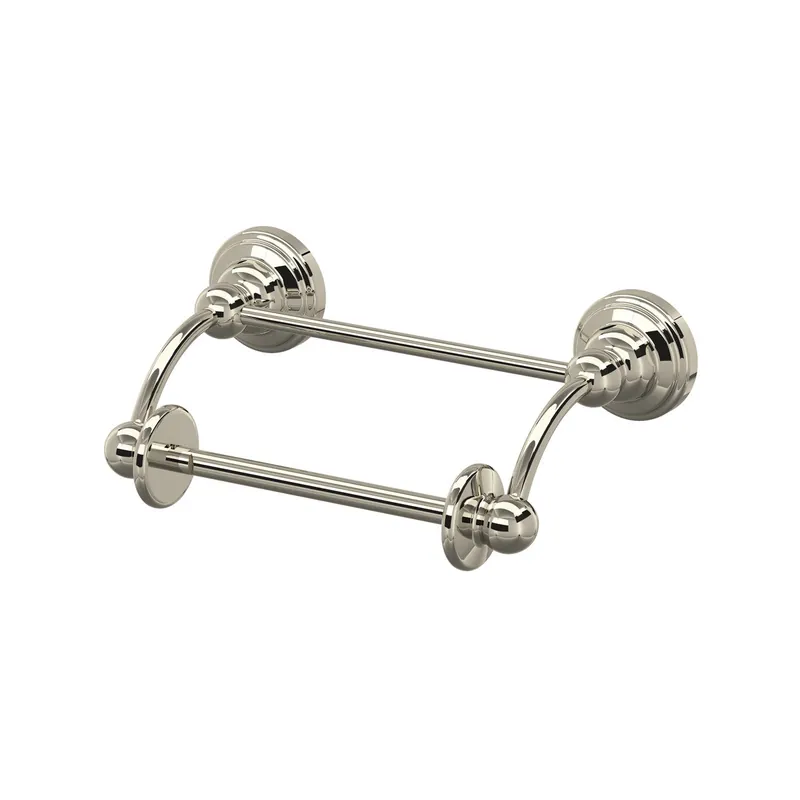 Rohl U.6960PN Toilet Paper Holder with Swinging Arm in Polished Nickel