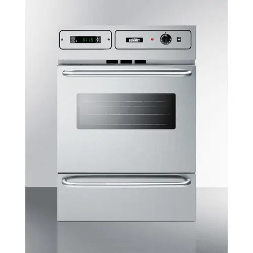 Summit Appliance TTM7882BKW SGL WALL OVEN SS 24 NAT