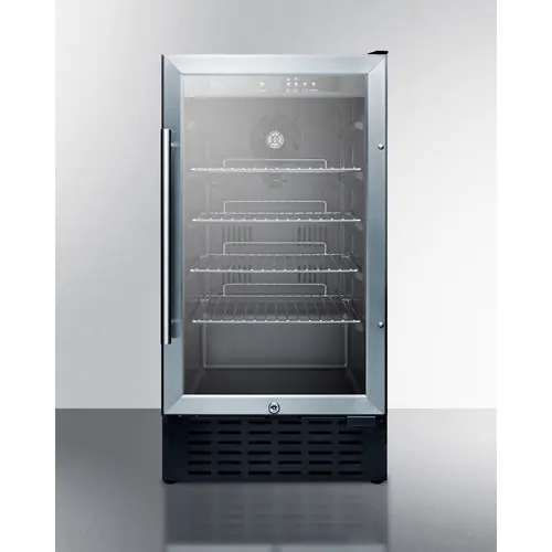 Summit Appliance SCR1841BADA Glass Door Refrigerator 2.7 Power