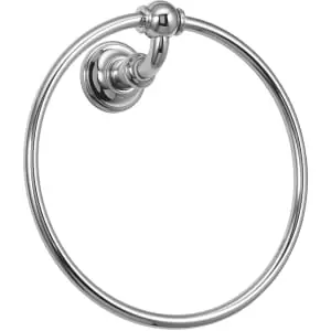 Brass Tech 38-09/15 Towel Ring - Polished Nickel