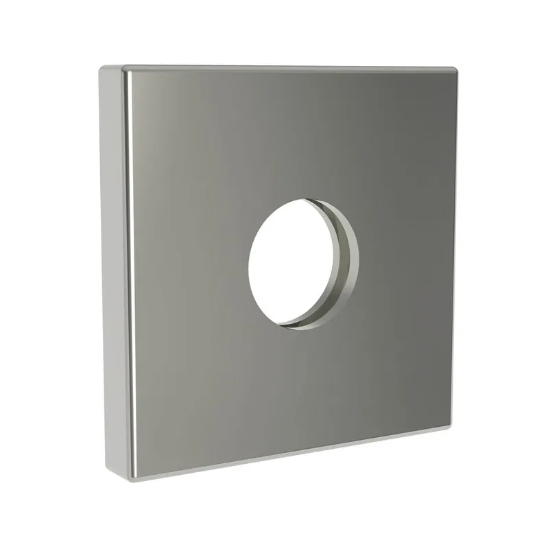 Brass Tech 2-640/15 Newport Brass Tub & Shower Shower Arm Flange Polished Nickel
