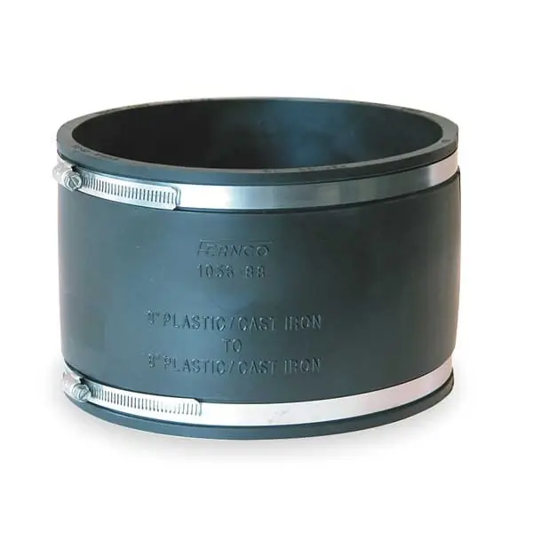 Ferno 1056-88 8 x 8 in. Cast Iron or Plastic to Cast Iron or Plastic Flexible Coupling