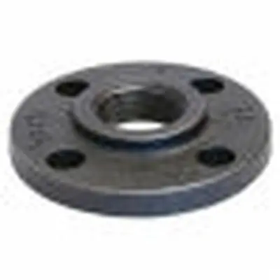 ASC Engineered Solutions 1B.BCF Flange 1-1/4X4-5/8 Black CI 125# Fig 20 F/F Thread