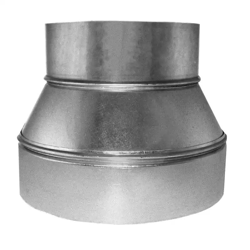 Southwark Metal Mfg 5863 Sheet Metal Reducer 6 x 3 28 Gauge Galvanized Tapered No Crimp