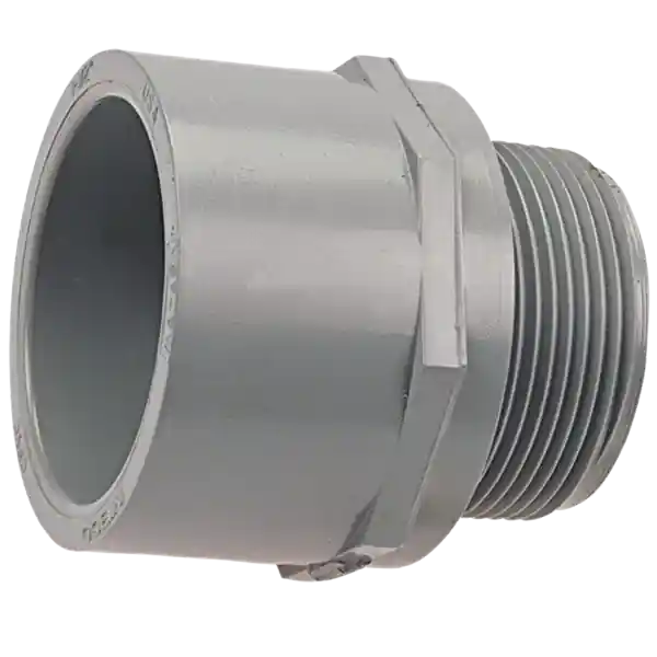 CPVC PIPE AND FITTINGS 5104 Chemtrol 4 in. Socket x Male Schedule 80 CPVC Adapter