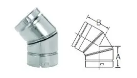 Selkirk 104222 45/60 Adj. Elbow