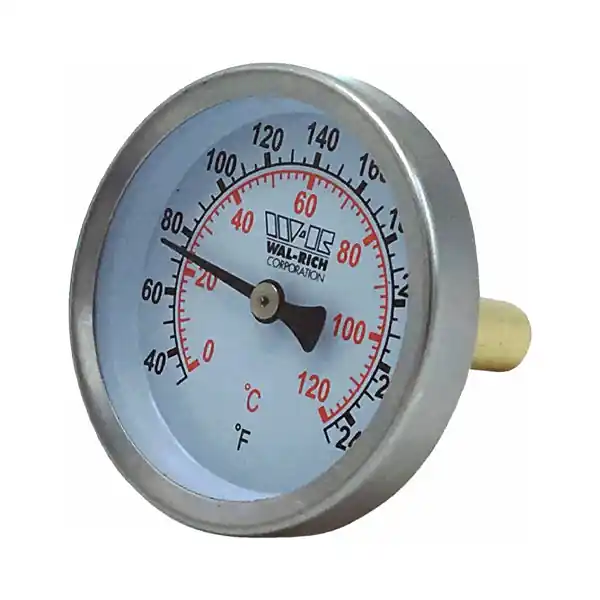 2'' Snap-Well Thermometer (Brass Probe)