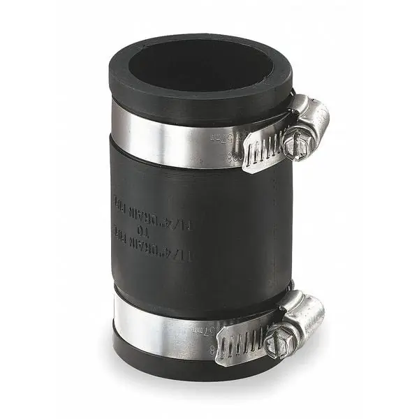 Fernco 1056-33 3 x 3 in. Cast Iron or Plastic to Cast Iron or Plastic Flexible Coupling