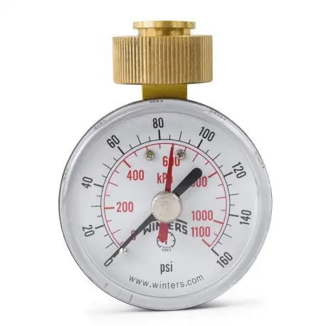 Winters PETM213 Economy Water Test Gauge 0/160 PSI/KPA