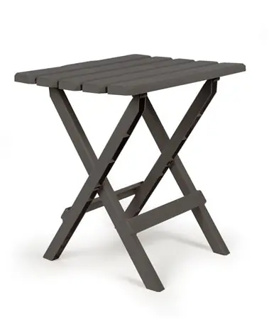 Camco 51885 Large Adirondack Table - Plastic - Charcoal