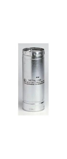 Metal-Fab 4M6 Vent Pipe 4 x 72in