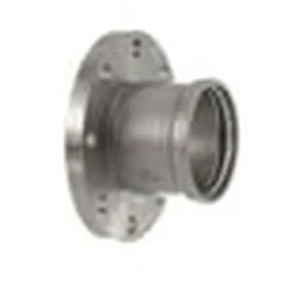 Viega 90730 Megapress 5159Xl Adapter Flange 4 X 8 In Nominal Press X Bp End Style Sch 10 To Sch 40/Std 200 Psi Pressure