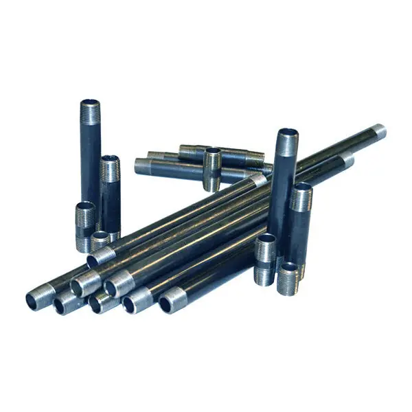 DIRECTEDAIR BY PREFERRED CONSTRUCTION PRODUCTS DABN-05X70 1/2 x 7 in. Black Steel Pipe Nipple
