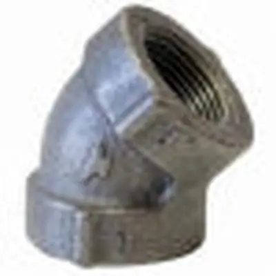 ASC Engineered Solutions 2.BC45L 45 ELL 2 BLK CI 125# THRD FIG 23
