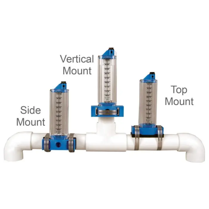 ROLA-CHEM 570371S 3-inch PVC Side Mount Flowmeter