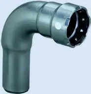 Viega 84875 1/2 in. Carbon Steel Steet 90 Deg Elbow STD Schedule 40 Rating
