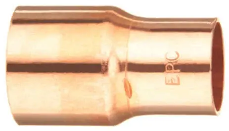 ELKHART 10030842 101-R Series Wrot Copper Reducer Coupling, With Stop, C x C, 4 x 3