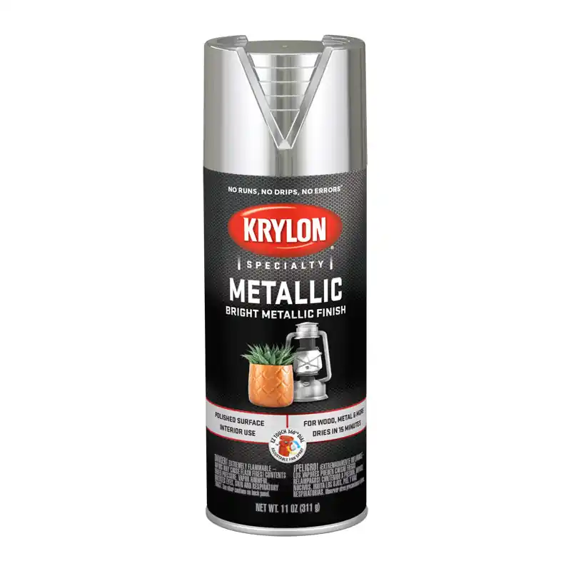 Krylon K01401 Metallics Paint Bright Silver KRYLON K01401