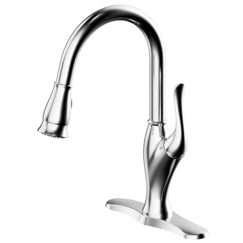Compass 192-6465 Majestic 1-Handle Kitchen Faucet Polished Chrome Replacement MPN