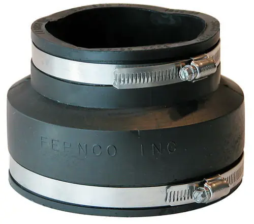 Fernco 1056-54 5 X 4 in. Cast Iron or Plastic to Cast Iron or Plastic Flexible Coupling