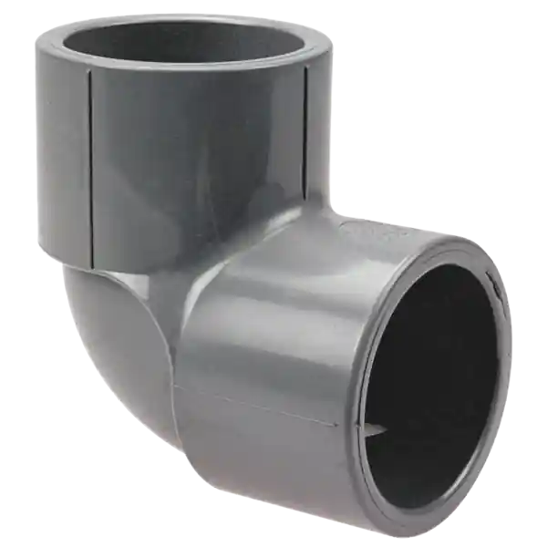CPVC PIPE AND FITTINGS 5107 Chemtrol 4 in. Slip Schedule 80 CPVC 90-Degree Elbow