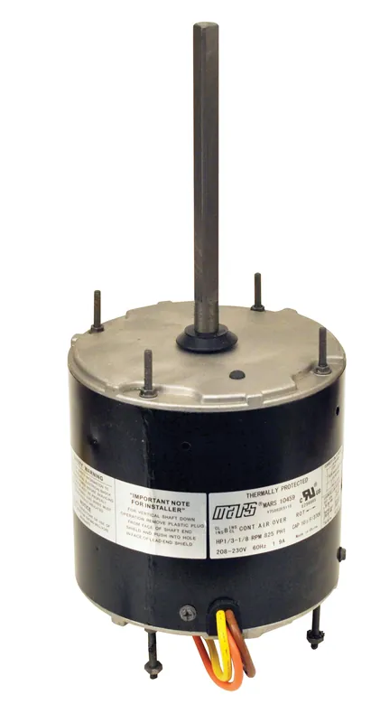 MOTORS & ARMATURES 10479 1/8 to 1/3 HP 208 to 230 v ac 48 Frame Reversible Direct Drive PSC Blower Motor