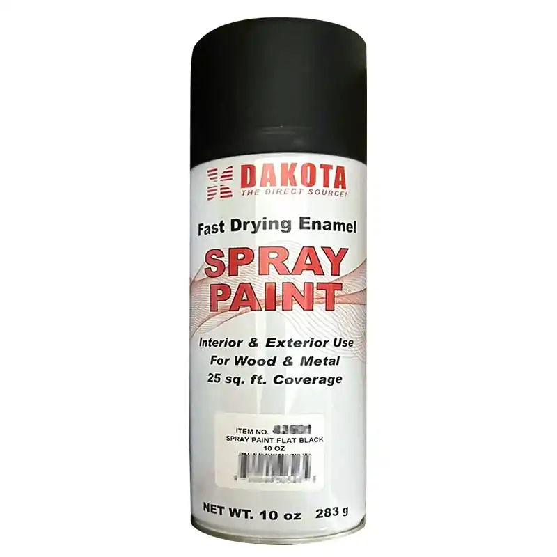 Dakota Sourcing, LLC 42501 Enamel Spray Paint Flat Black 10 oz.