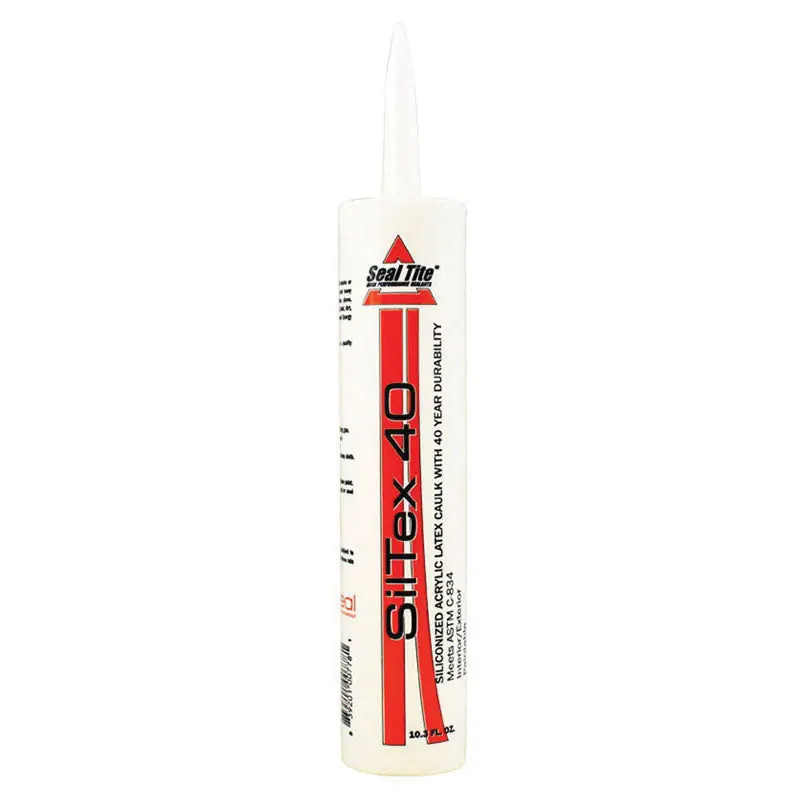 Everkem ST40-10C SilTex 40 Siliconized Acrylic Latex Caulk Clear 10.1 oz.