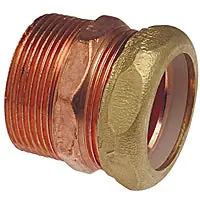 Nibco H033100 9047R 1-1/2 inch x 1-1/4 inch Mx SJ DWV Trap Wrot