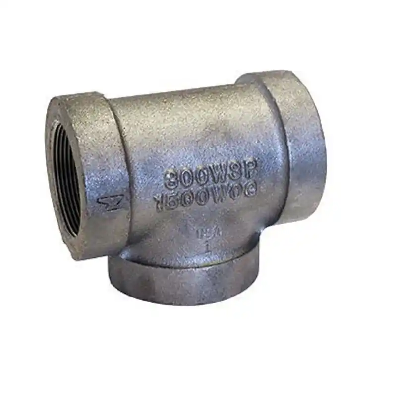 ASC Engineered Solutions 1D.B300T TEE 1-1/2 BLK MI 300# THRD FIG 66