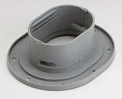 Rectorseal 84357 Fortress Lineset 4.5 Wall Flange, Gray 122