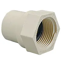 CPVC PIPE AND FITTINGS 4703 1 in. CTS Slip x Female CPVC Adapter with Washer
