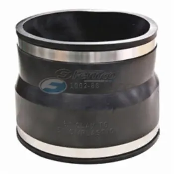 Fernco 1002-88 8 x 8 in. Clay to Cast Iron or Plastic Flexible Coupling